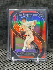 Jacob Misiorowski 2025 Select -  Premier - Red Prizm #126/149 - #123 Brewers