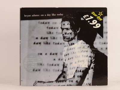 BRYAN ADAMS ON A DAY LIKE TODAY (C58) 3 Track CD Single including Picture Sleeve