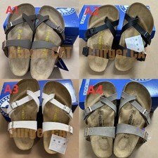 see description multi sizses BIRKENSTOCK sandals leather cork sole summer