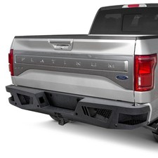 For Chevy Silverado 1500 Ld 19 Eco-series Full Width Black Rear Hd Bumper For Chevy Silverado 1500 Ld 19 Eco-series Full Width Black Rear Hd Bumper