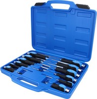 KS Tools BT034012 Schraubendreher-Satz Mit Schlagkappe, 12-Tlg, Schlitz, PH Phil