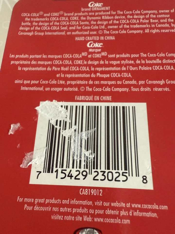 COCA-COLA TRIM A TREE COLLECTION - POLAR BEARS/PENGUINS - 5 MINI ORNAMENTS - NIB - Image 3 of 4