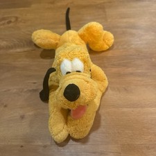 Walt Disney Store Pluto Puppy Dog Bean Bag Buddy Plush Toy Stuffed Animal 18 in