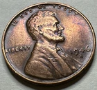 1946 S Lincoln Wheat Cent PENNY 2555X