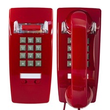 Wall Phone, with Button Dialing Wall Phones for Landline Wall Mount, Used for