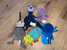 Disney Pixar A Bug's Life Mini Bean Bag Plush Doll Toy lot of 5