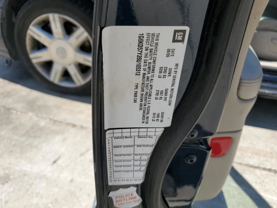 Air Bag Driver Wheel Fits 06-11 DTS 4813633 Foto 2 de 4