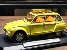 NOREV 1/18 Citroen Dyane 6 1970 Calabre Yellow Model Car
