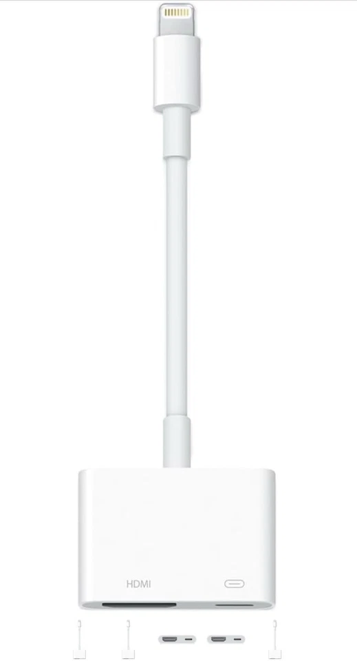 Adaptador AV digital Apple Lightning genuíno (modelo MW2P3AM/A) HDMI KH-D1031 - Imagem 4 de 4