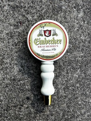 Einbecker Brauherren Premium Pils Beer Tap Handle Knob White Breweriana