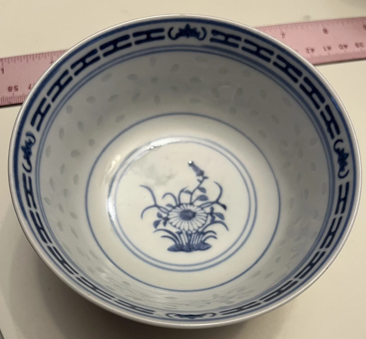 陶瓷蓝色复古原创中国碗| eBay