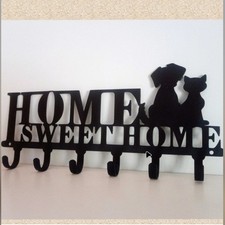 Appendi chiavi in metallo da parete con animali