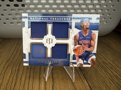 2024-25 National Treasures Ron Holland II RC Rookie Triple Patch