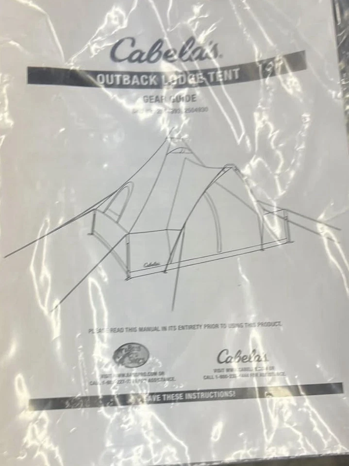 Tienda Cabela’s Outback Lodge 10 X 10 para seis personas nueva caja abierta Foto 2 de 2