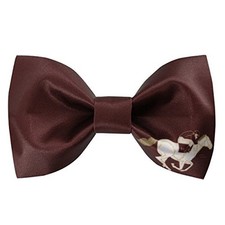 100 Satin Silk Mens Pre-tied Bowtie Horse Riding Solid Bow Ties Burgundy