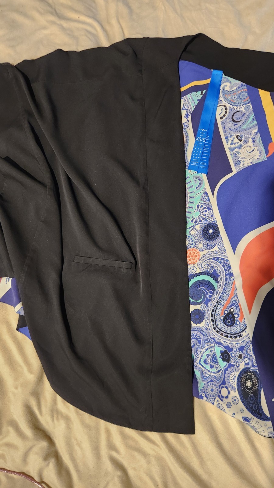 Kit & Ace Women's Reversible Patchwork Silk Kimon… - image 3