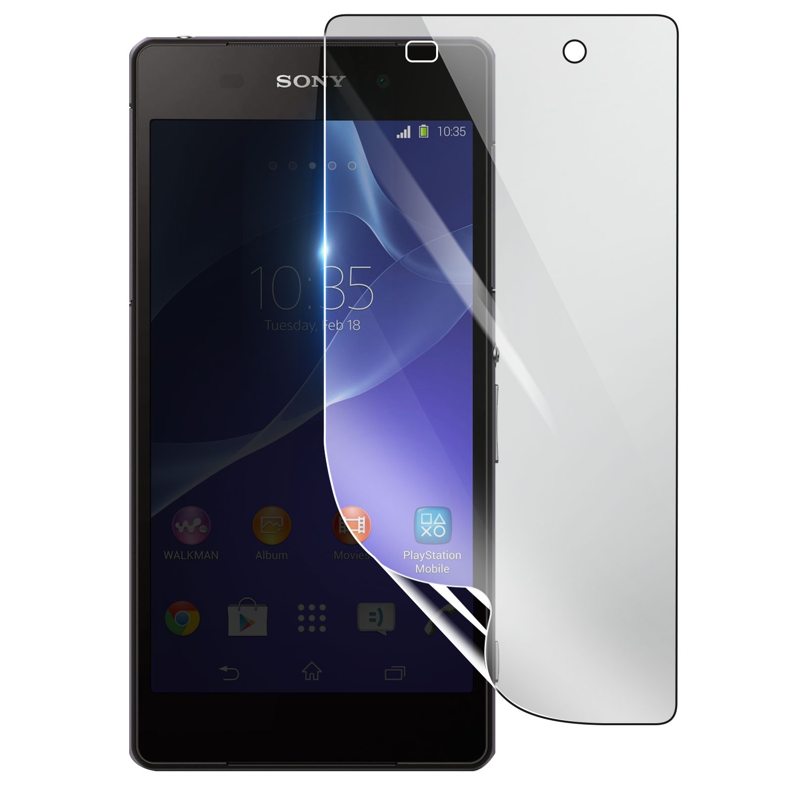 Film hydrogel pour Xperia Z2 3mk anti rayure pour effacer les traces d'usure