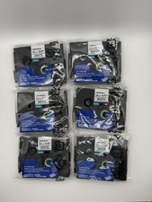 6 Pack For Brother TZe 231 Black Ink White Laminated Tape 12mm Labelife