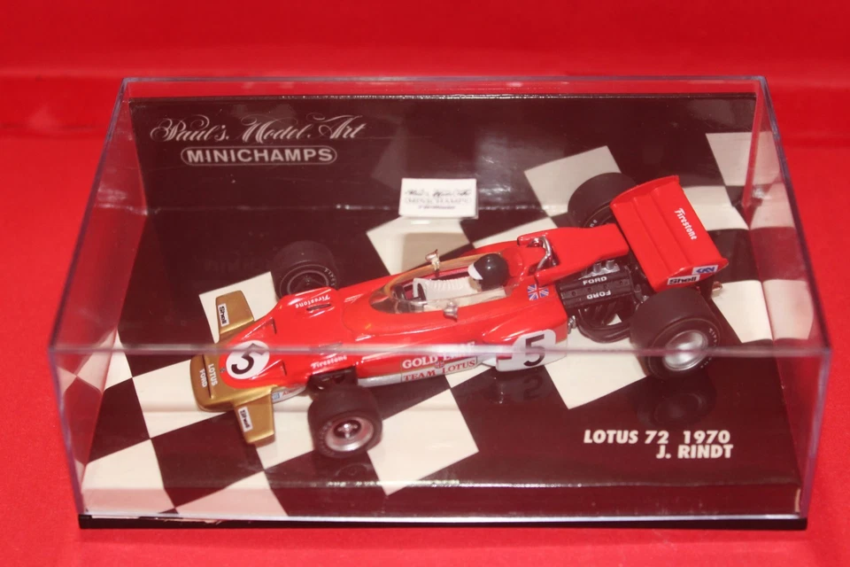 1/43 Lotus Ford 72 (1970) - #5 J. Rindt - MINICHAMPS - Immagine 2 di 3