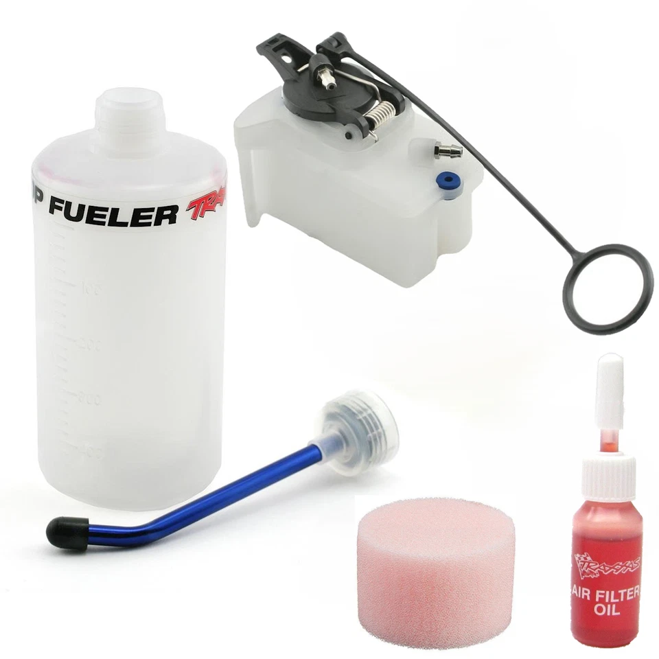 Fits Traxxas Jato 3.3 Fuel Bottle, Fuel Tank, Air Filter Oil Blue Anodized spout - Image 4 of 4
