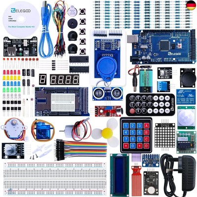 ELEGOO MEGA-R3 Starter Kit für Arduino Projekt Ultimate Starter Kit mit 
