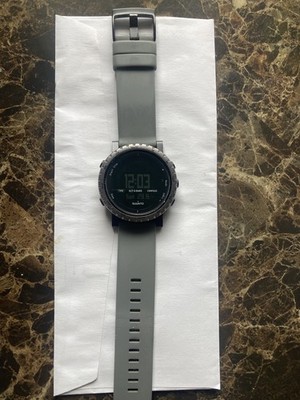 Suunto Core Digital Wristwatch Black Silicone Strap Altimeter Barometer Compass