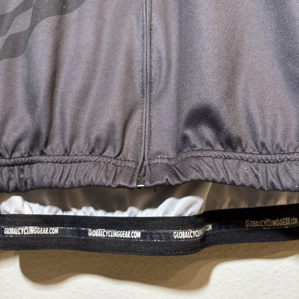 Camiseta deportiva de ciclismo Canari Don't Mess With Texas 3/4 cremallera para hombre grande Texas Pride negra Foto 4 de 4