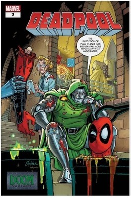 DEADPOOL #7 MARVEL 2024 AMANDA CONNER DOOM VARIANT NM KEY 1ST ELLIE AS DEADPOOL