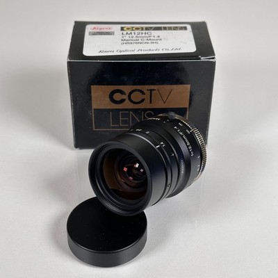 (NEW) Kowa CCTV Lens LM12HC 1  12.5mm/F1.4 Manual C-Mount