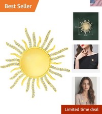 Elegant Gold Brooch Pin with Artificial Pearls - Perfect Accessory for Women