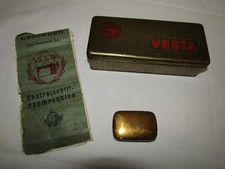 alte Blechdose VESTA Nähmaschine  Blechbüchse Büchse Dose