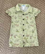 Barboteuse manches courtes Janie And Jack bébé garçon layette 3-6 mois singes / safari