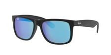 AUTHENTIC RAY BAN RB4165 622/55 BLACK/BLUE MIRROR LENS 55MM