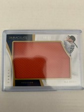 A.J. Reed 2017 Immaculate Duel Relic Card #IJ-RD Serial #50/99