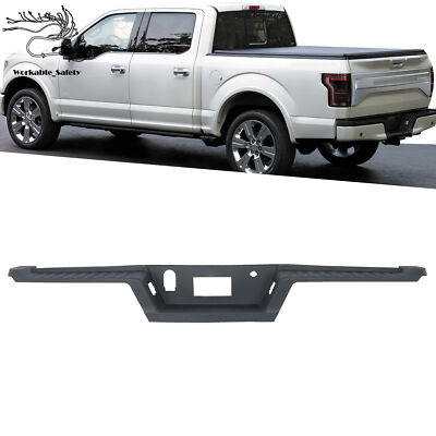 Black Plastic Rear Bumper Top Step Pad Cover For Ford F150 2021-23 ML3Z17B807CA