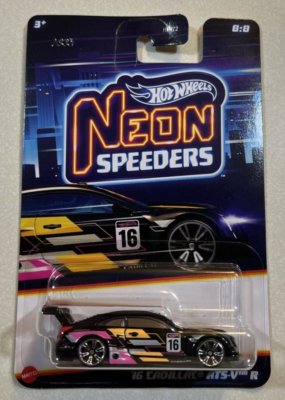 NEW 2024 Hot Wheels Neon Speeders'16 Cadillac ATS-V R Walmart