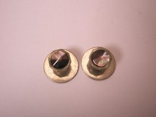 SINGLES 2 5/16" Octagons Mother Pearl Vintage Formal Tux Prom Shirt Studs c204