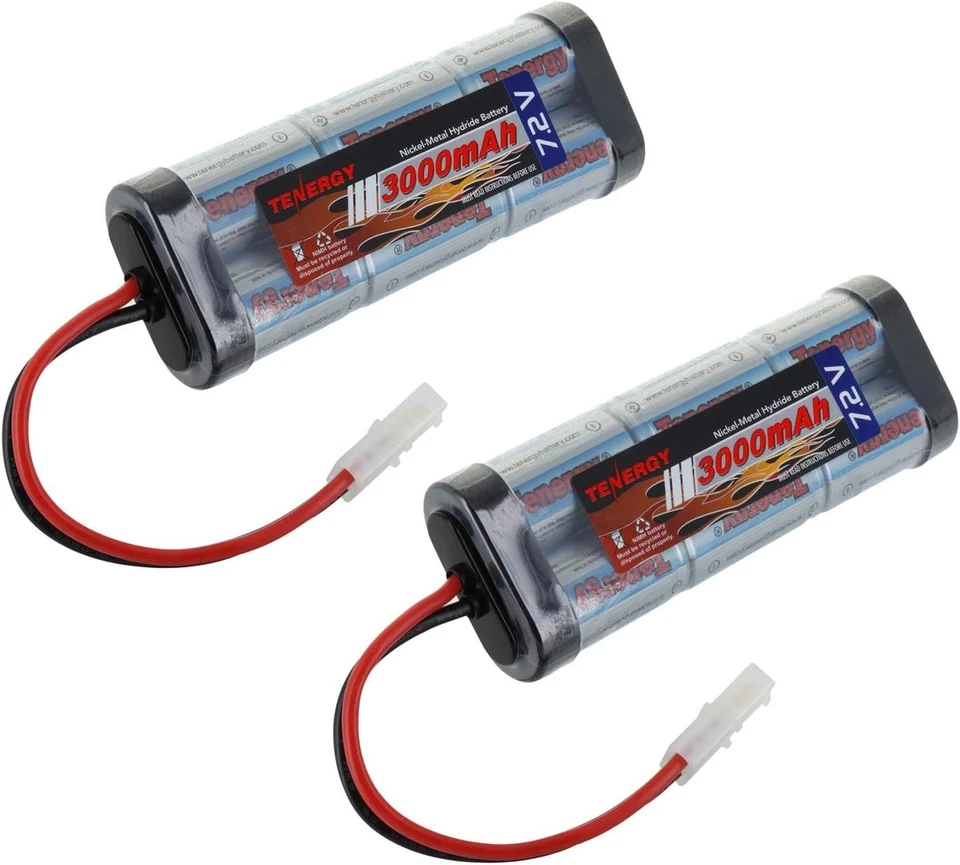 Performance-Driven 7.2V 3000mAh NiMH Battery Pack with Tamiya Connector - 2-Pack - Image 3 of 4