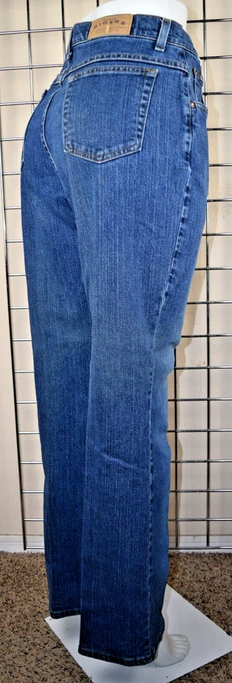 Винтажные джинсы Lee Riders W30 L30 90-е синие с высокой талией мягкие эластичные - Изображение 4 из 4