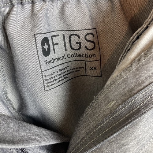 Figs Herren XSmall Tansen Jogginghose Scrub Pants grau Kordelzugbund Zipper Fly - Bild 7 von 11
