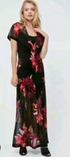 New Coast Size 10 Sheer Floral Shirred Maxi Dress,BNWT,Stunning Wedding Holidays