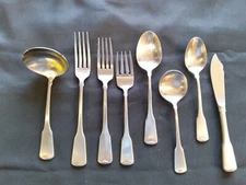 AMERICAN COLONIAL Oneida Cube Satin CHOICE Salad Fork Soup Spoon Teaspoon ++++