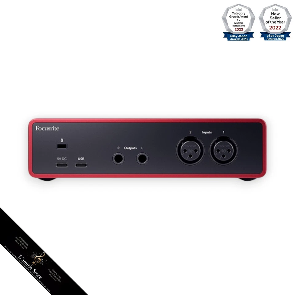 Focusrite Scarlett 2i2 4th Gen Music Audio Recording Interface Japan New - Image 4 of 4