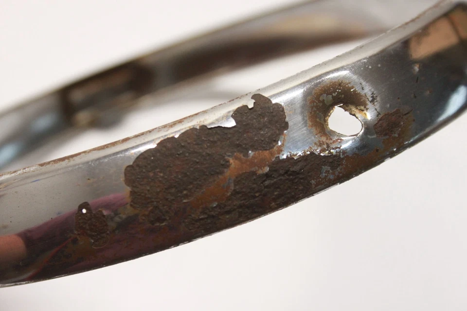 Bisel antiniebla accesorio guía B-L-C original años 40 coche camión para 6-11/16" Foto 4 de 4