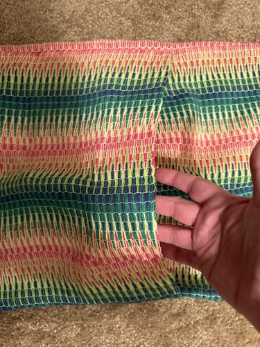Set Of 2 Rainbow Tropical Pastel Boho Living Room Pillow Covers - Picture 6 of 7