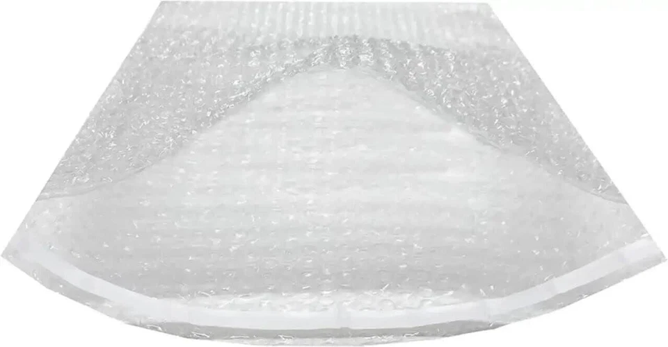 200 Pack 8x11.5 Bubble Pouches Out Bags Wrap Cushioning Self Seal Clear Shipping - Image 2 of 4