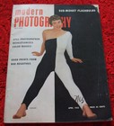 Modern Photography Magazine April 1953 Marliyn Monroe Kodak Leica Ansco Bolex GE — photo 1