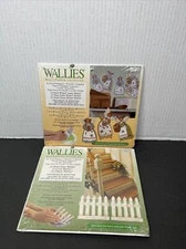 LOT of 2 packs of 25 each WALLIES WALLPAPER CUTOUTS White Picket Fence ￼Fairies