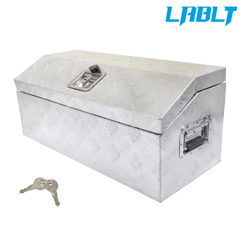 LABLT 30 英寸铝制卡车拖车舌头工具箱房车车底工具存储 — 第 4/4 张图片