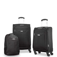 Deals on Samsonite Tenacity 3 Piece Softside Luggage Set w/Backpack